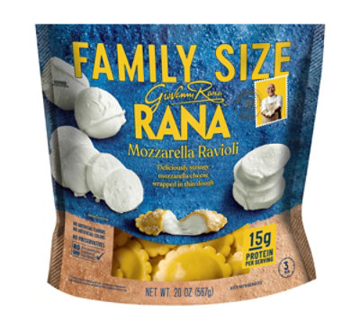 Rana Mozzarella Cheese Ravioli Family Size - 20 Oz. - Image 1