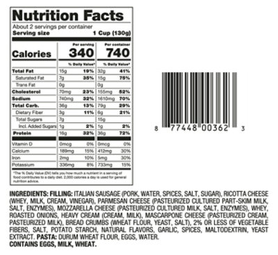 Rana Italian Sausage Ravioli - 10 Oz. - Image 3