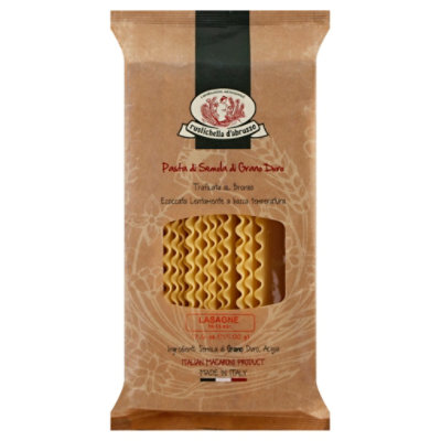Rustichella D Abruzzo Pasta Lasagne Bag - 17.6 Oz
