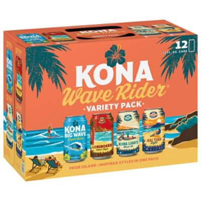 Kona Brewing Co Wave Rider Beer Variety Pack - 12-12 Fl. Oz. - Image 2