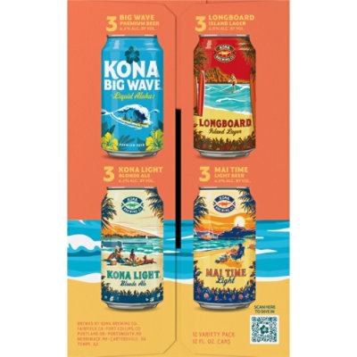 Kona Brewing Co Wave Rider Beer Variety Pack - 12-12 Fl. Oz. - Image 2