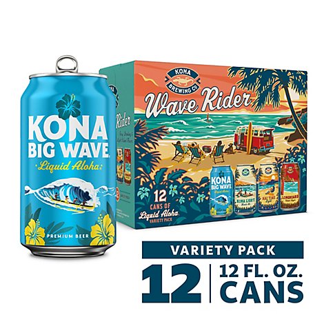 Kona Mahalo Variety Pack In Bottles - 12-12 Fl. Oz.