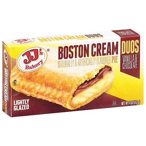 Jjs Bakery Boston Cream Pie Hand Held Snack Pie - 4 Oz