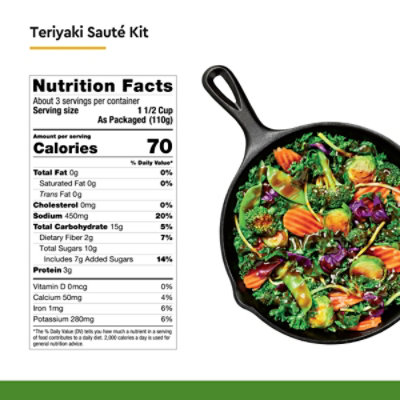 Taylor Farms Teriyaki Vegetable Stir Fry Kit Bag - 12.5 Oz - Image 3