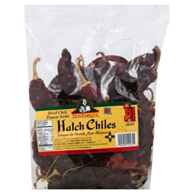 Peppers Dried Mild Hatch Chili Pods - 8 Oz