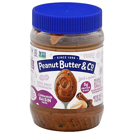 Peanut Butter & Co Peanut Butter Spread Cinnamon Raisin Swirl - 16 Oz