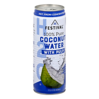 Festival Coconut Water Pure With Pulp - 17.5 Fl. Oz.