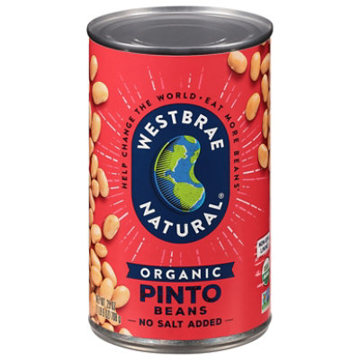 Westbrae Natural Organic Beans Pinto Low Sodium Can - 25 Oz