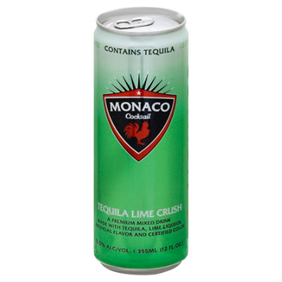 Monaco Tequila Lime Crush Wine - 12 Oz - Image 1