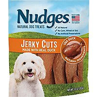 Nudges Natural Dog Treats Jerky Cuts Made With Real Duck - 10 Oz - Image 2