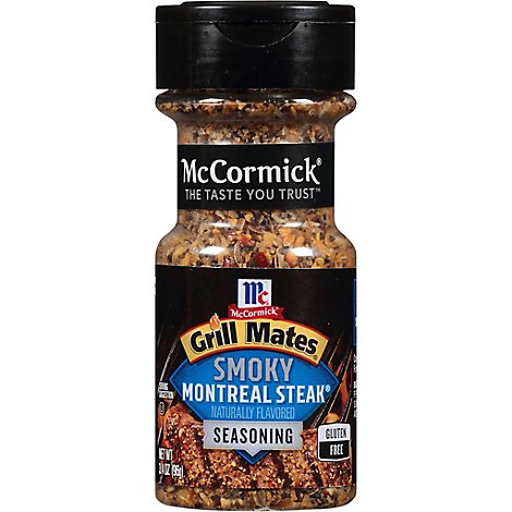 McCormick Grill Mates Smoky Montreal Steak Seasoning - 3.4 Oz