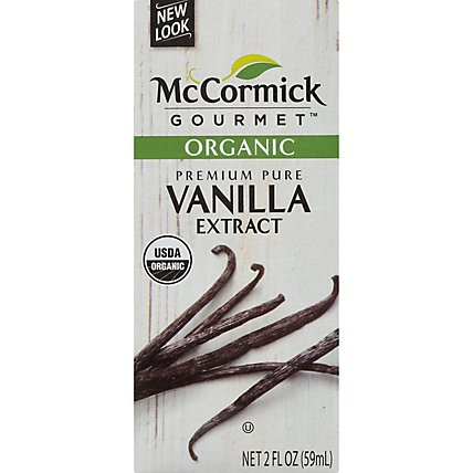 McCormick Gourmet Organic Pure Vanilla Extract - 2 Fl. Oz. - Image 1