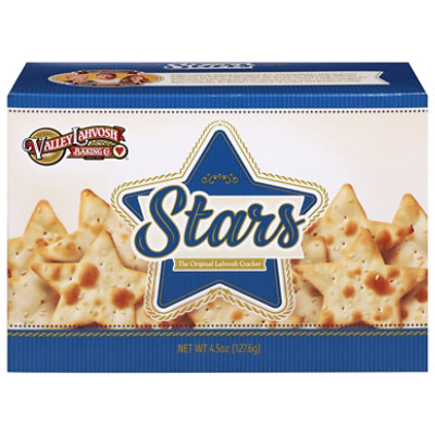 Valley Lahvosh Baking Co. Crackerbread Stars Original - 4.5 Oz - Image 1