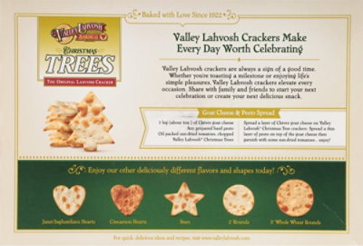 Valley Lahvosh Baking Co. Crackers Original Tree Shaped - 4.5 Oz - Image 6