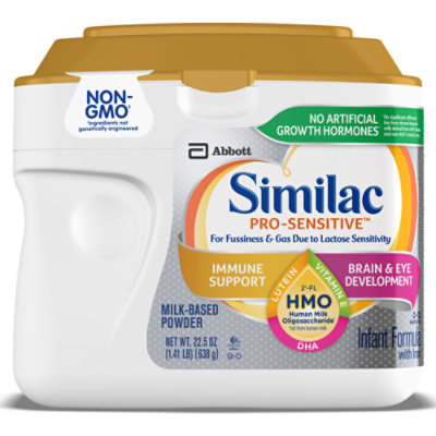 Similac Pro-Sensitive Infant Formula With Iron Tub - 22.5 Oz