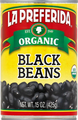 La Preferida Organic Beans Black Can - 15 Oz - Image 2