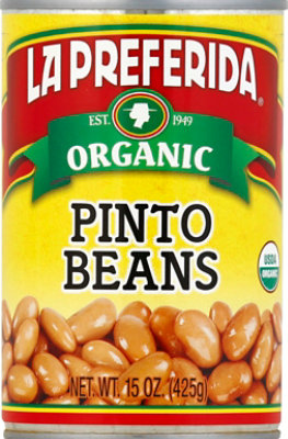 La Preferida Organic Beans Pinto Can - 15 Oz - Image 2