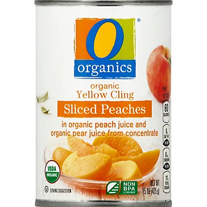 O Organics Organic Peaches Sliced - 15 Oz - Image 2