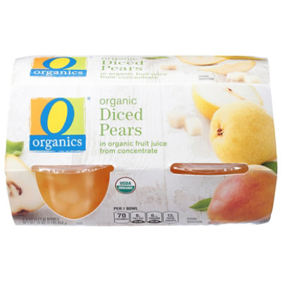 Organic Diced Pears