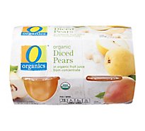 O Organics Organic Pears Diced - 4-4 Oz