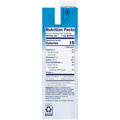 College Inn Chicken Stock - 32 Oz - Image 5