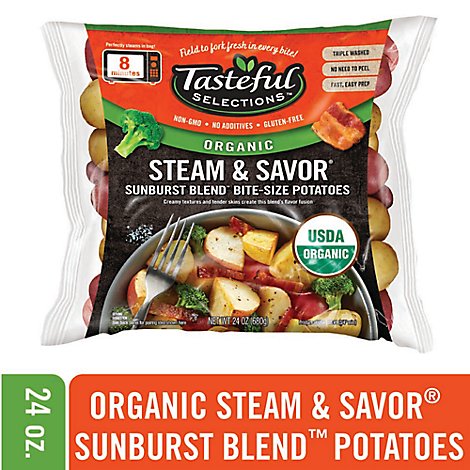 Tasteful Selections Steam & Savor Microwaveable Organic Sunburst Blend Pot - 24 Oz