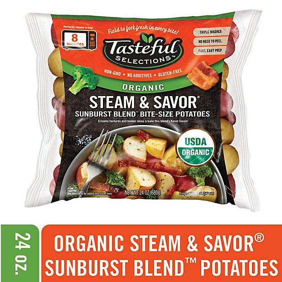 Tasteful Selections Organic Sunburst Blend 3 Bite Baby Potatoes - 24 Oz