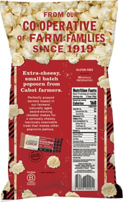 Cabot Seriously Sharp Cheddar Cheese Popcorn - 4.5 Oz - Image 6