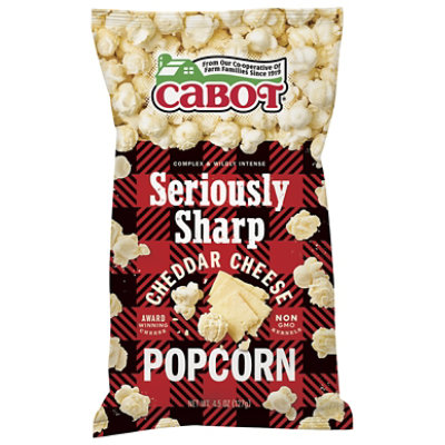Cabot Seriously Sharp Cheddar Cheese Popcorn - 4.5 Oz - Image 2