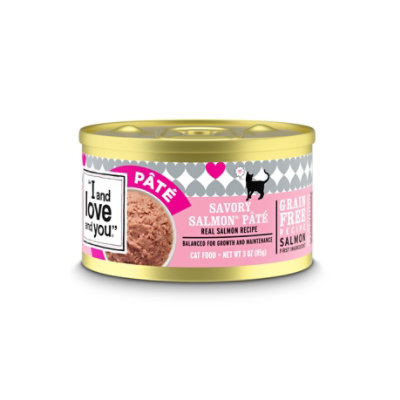 I And Love And You Grain Free Savory Salmon Pate Canned Cat Food