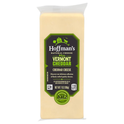 Hoffmans Cheese Cheddar White Vermont - 7 Oz - Image 3