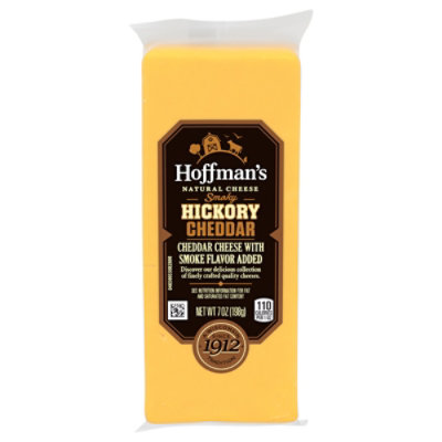 Hoffmans Cheese Cheddar Smoked Hickory Chunk - 7 Oz - Image 2