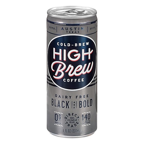 High Brew Coffee Cold-Brew Black & Bold - 8 Fl. Oz.