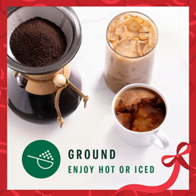 Starbucks 100% Arabica Naturally Flavored Peppermint Mocha Flavored Ground Coffee Bag - 11 Oz - Image 3