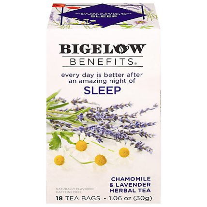 Bigelow Benefits Herbal Tea Chamomile & Lavender - 18 Count - Image 3