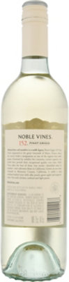 Noble Vines 152 Pinot Grigio Monterey County California White Wine - 750 Ml - Image 6