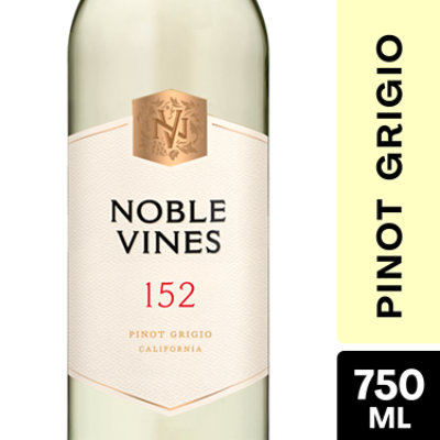 Noble Vines 152 Pinot Grigio Monterey County California White Wine - 750 Ml - Image 1