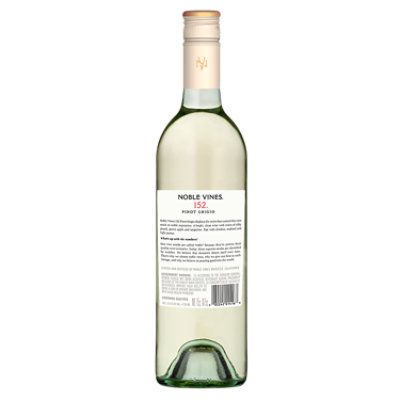 Noble Vines 152 Pinot Grigio Monterey County California White Wine - 750 Ml - Image 3
