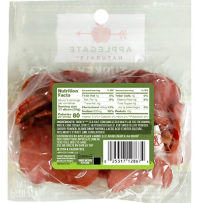 Applegate Natural Uncured Turkey Pepperoni - 4oz - Image 6
