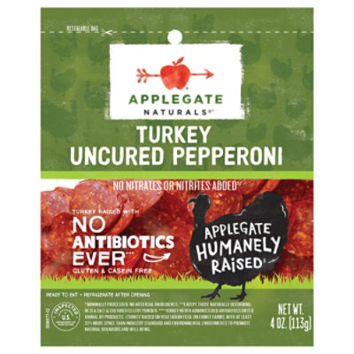 Applegate Natural Uncured Turkey Pepperoni - 4oz - Image 1