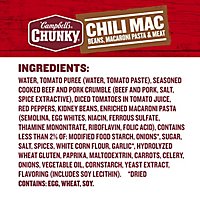 Campbells Chunky Soup Chili Mac Beans Macaroni Pasta & Meat - 18.8 Oz - Image 6