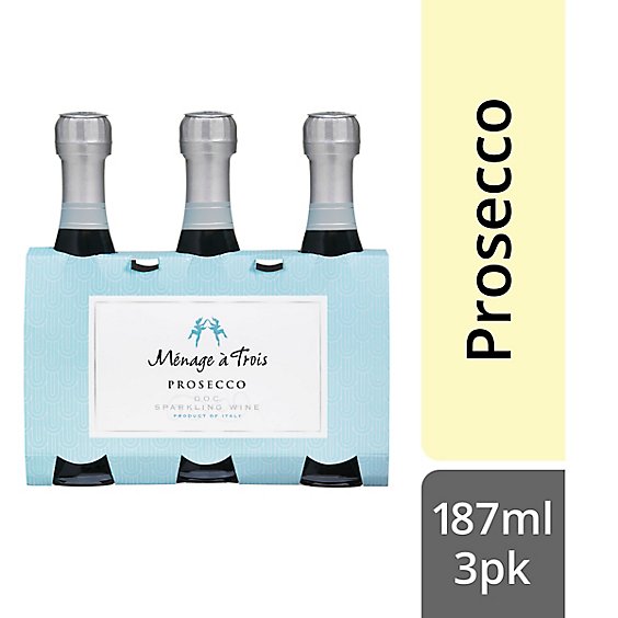 Folie A Deux Menage A Trois Prosecco Wine - 187 Ml
