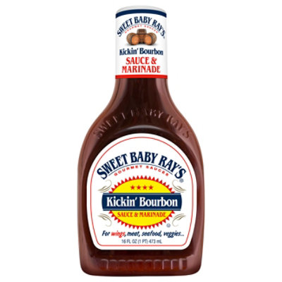 Sweet Baby Rays Sauce Wing & Glaze Kickin Bourbon - 16 Fl. Oz. - Image 2