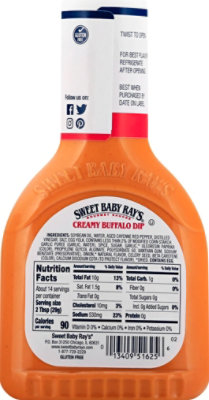 Sweet Baby Rays Sauce Dipping Creamy Buffalo Wing - 14 Fl. Oz. - Image 5