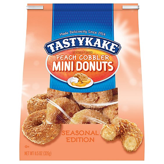 Tastykake Peach Cobbler Bag Donuts - 11.5 Oz