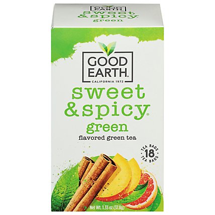 Good Earth Teas Sweet & Spicy Green Tea - 18 Count - Image 3
