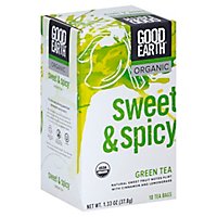 Good Earth Teas Sweet & Spicy Organic Green Tea - 18 Count - Image 1