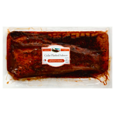 Cedar Bay Applewood With Orange & Ginger Cedar Planked Atlantic Salmon - 24 Oz