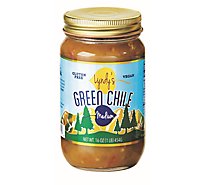 Lyndys Green Chile Sauce Medium - 16 Oz