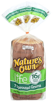 Natures Own 7 Sprouted Whole Grain - 20 Oz